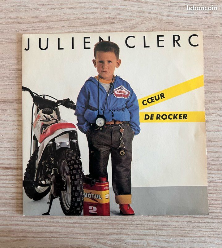 Julien Clerc – Cœur de rocker (45 tours vinyle) (image 1)