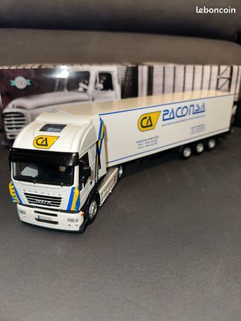 Miniature Ixo 1/43 - Iveco Stralis Paconsa - Semi D'exception 81 - Altaya