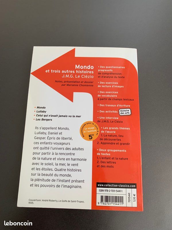 Mondo et trois autres histoires J.M.G Le Clézio (image 2)