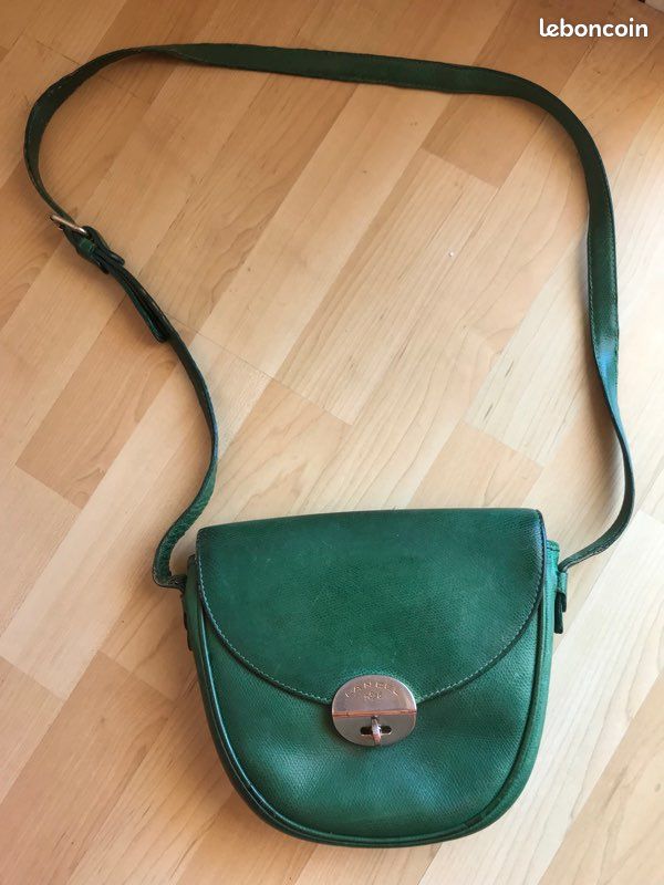 Cuir Sac Besace Lancel Vintage Sac Besace LANCEL à Bandoulière