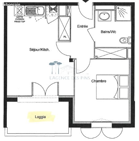 Appartement 2 pièces 40 m²