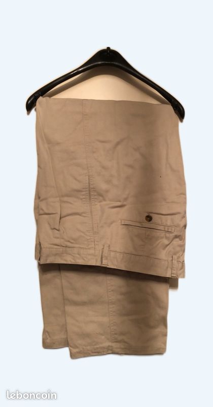 Pantalon homme beige xxl (image 1)