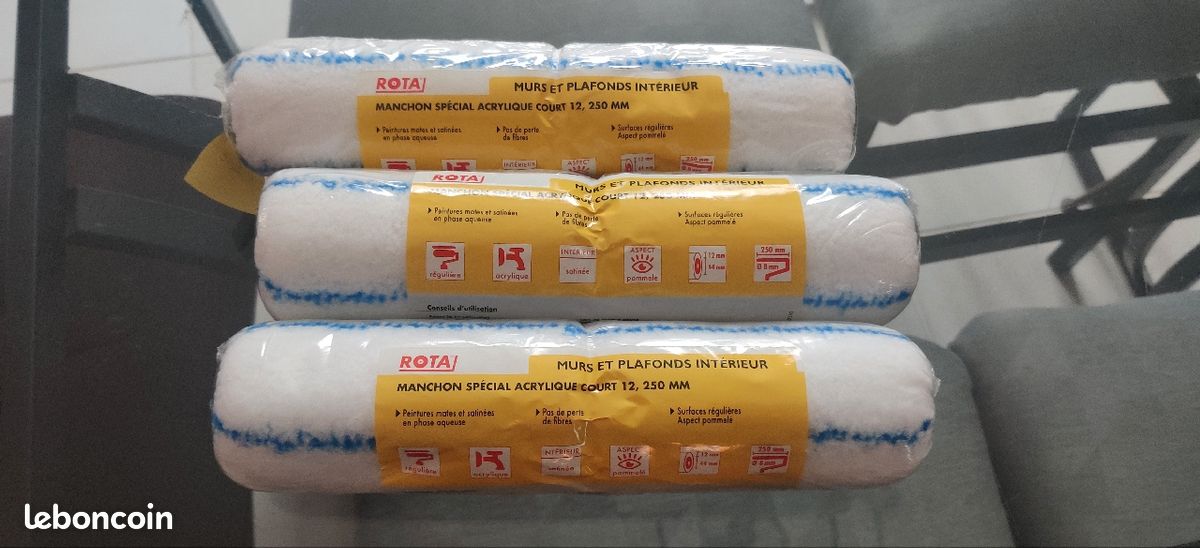 6 manchons rouleaux 250mm (image 1)