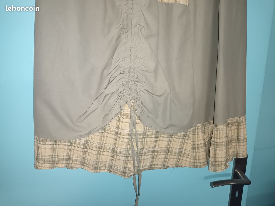 Jupe beige et jaune T46 (mam33133) (image 3)
