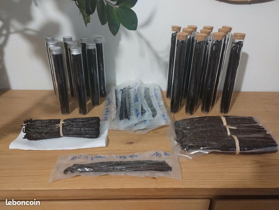 Vanilles ( tube 10 ou 11 gousses ) (image 1)