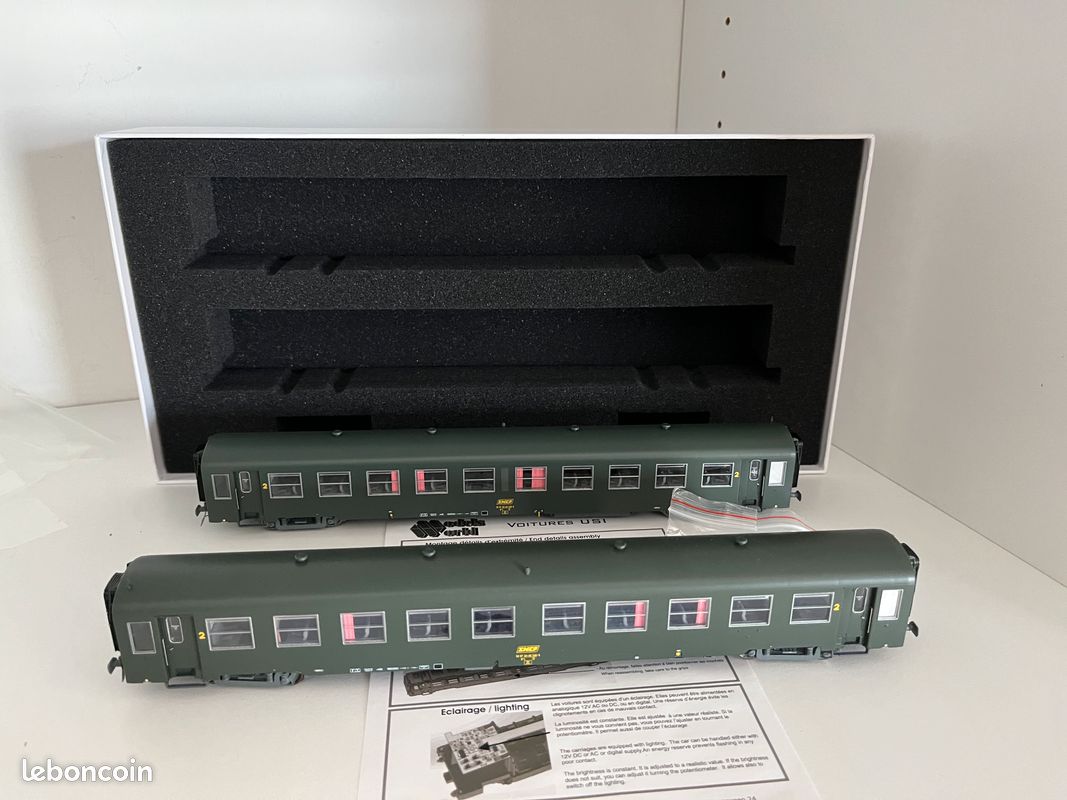 LS MODELS COFFRET 2 voitures de voyageurs USI TER LANGUEDOC 40002 NEUF