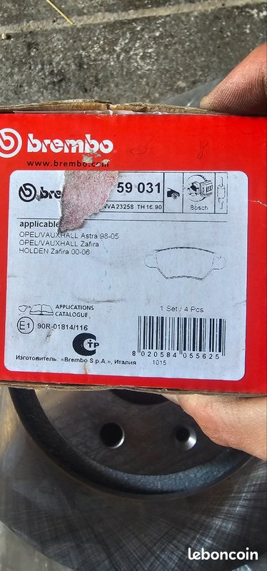 Disque plaquette opel zafira (image 2)