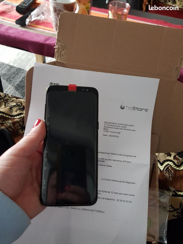 Samsung s8 neuve noir (image 1)