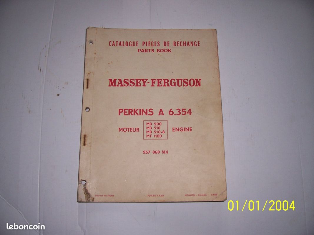 Catalogue MF perkins (image 1)
