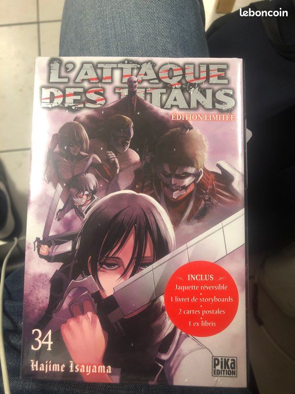 L’attaque des titans tome 34 édition limitée (image 1)