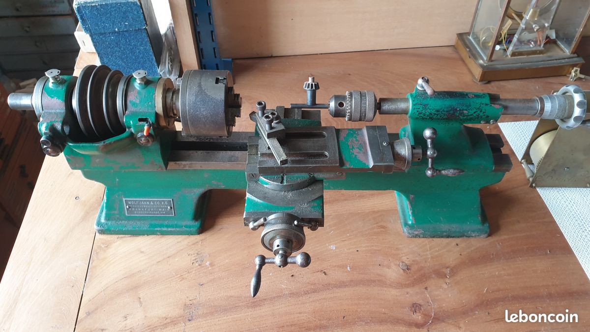 Tour D’horloger Croix Repose Glissière Wolf Jahn & Co - Outil Vintage, Occasion