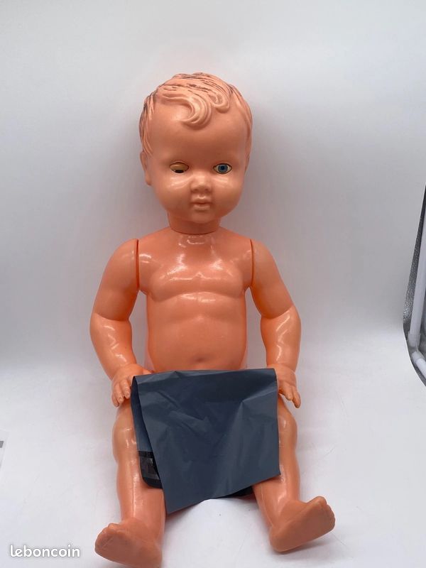 ANCIENNE POUPEE VINTAGE Jesmar Aux Yeux Dormeurs - Antique, Old Doll EUR 12,00 - FR