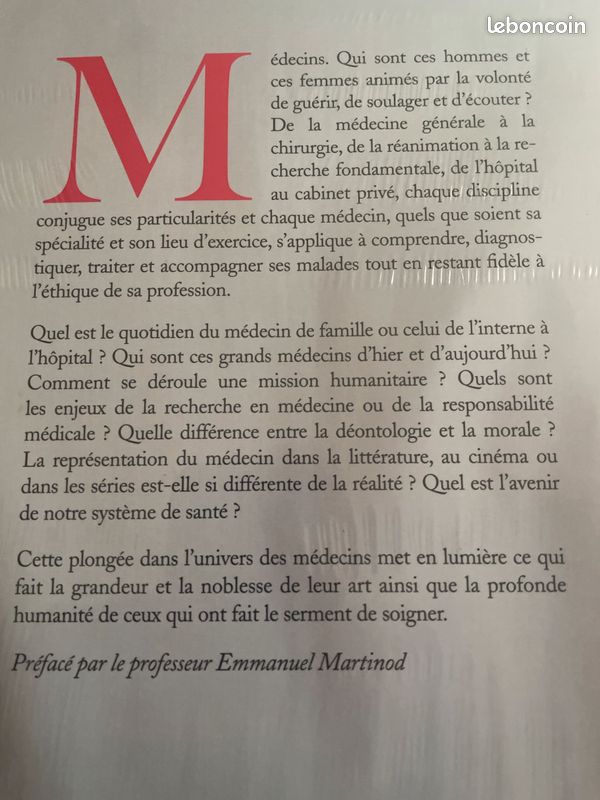 Beau livre neuf médecins un serment et de vies (image 4)