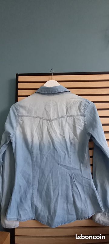 Chemise couleur Jean XS (image 2)