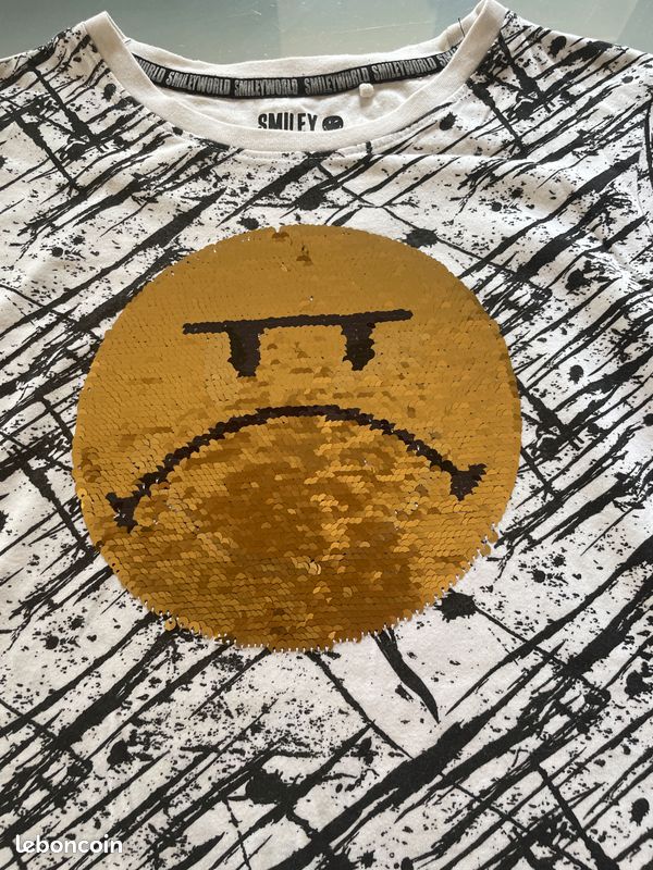 Beyaz Puma Smiley World Çocuk T-Shirt