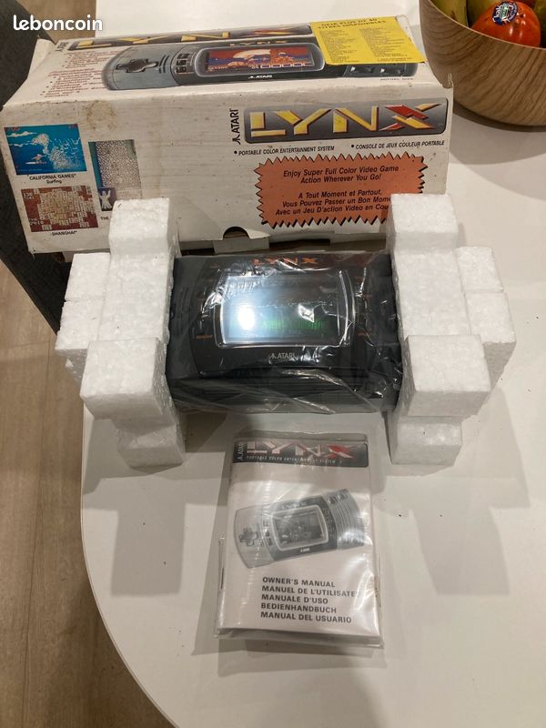 ATARI LYNX - Console Portable - Manuel de l'utilisateur / Owner's Manual EUR 34,99 - FR