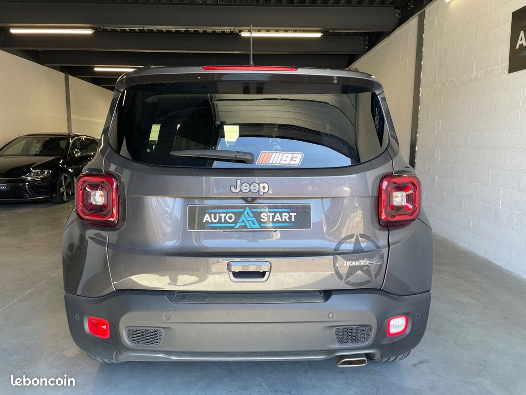 Jeep Renegade Limited FWD 150Cv/3EME MAIN/MOTEUR A CHAINE/CARPLAY/CAMERA DE RECUL/FEUX LED (image 9)