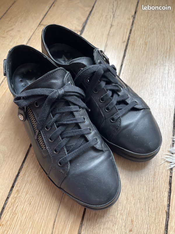 Chaussures Mephisto Air Relax - Talons Femme Cuir Véritable Taille 7.5, Fabriquées En France