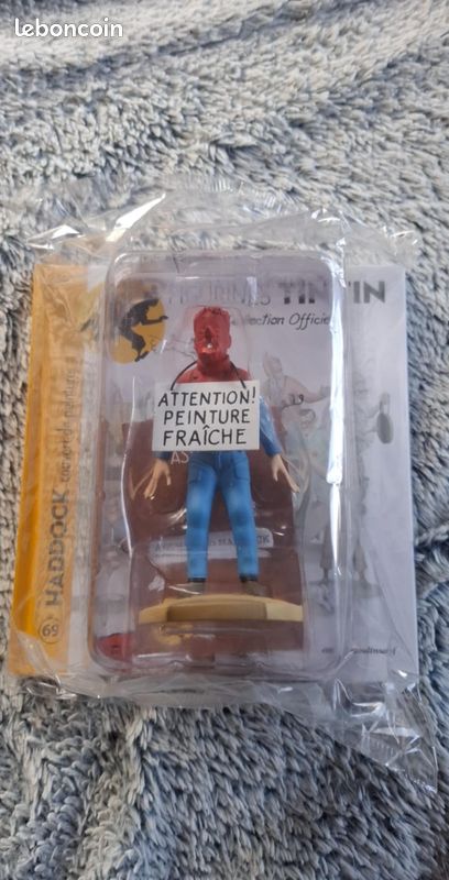 Figurines TinTin - deel 69 - Haddock couvert de peinture - Moulinsart