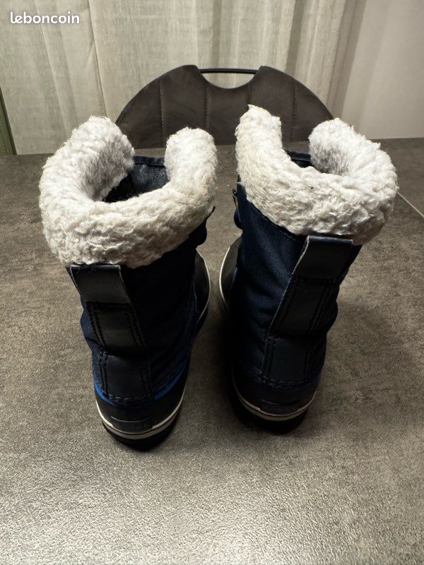 Bottes de neige enfant Sorel bleue (image 4)