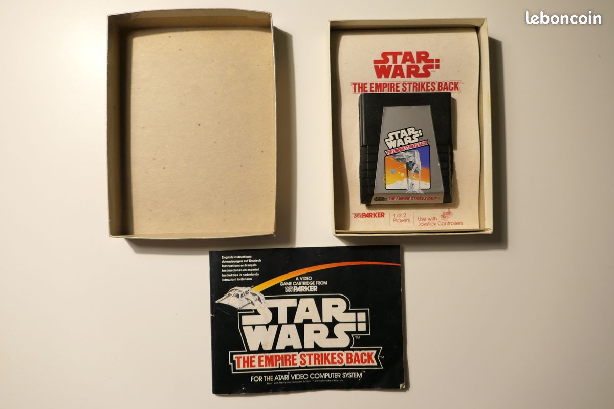 Jeu Atari 2600 Star Wars: The Empire Strikes Back - Bon état