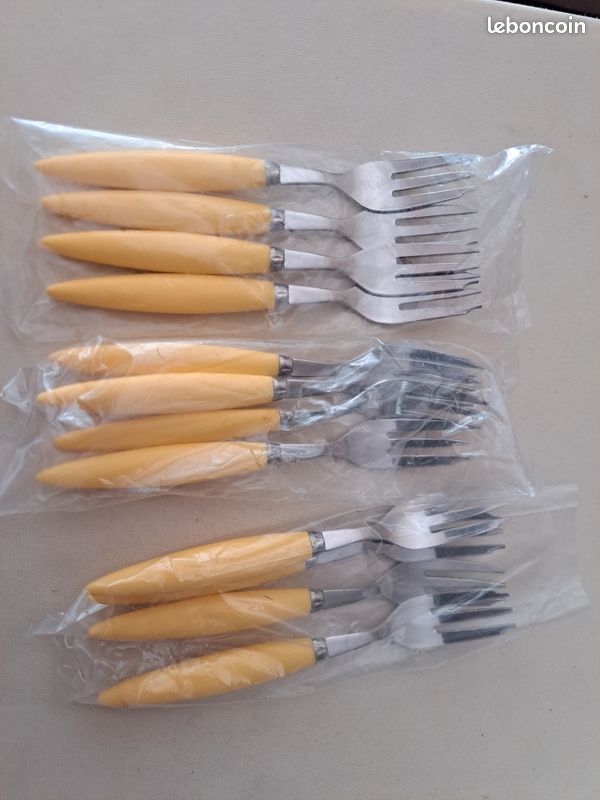 Lot de 12 fourchettes à gâteau (image 1)