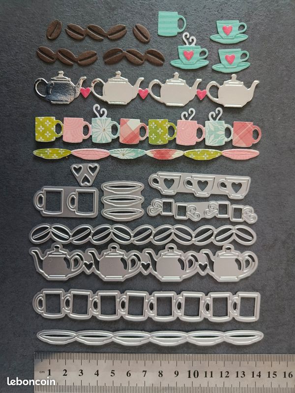 Matrices De Découpe En Métal En Forme De Tasse à Café