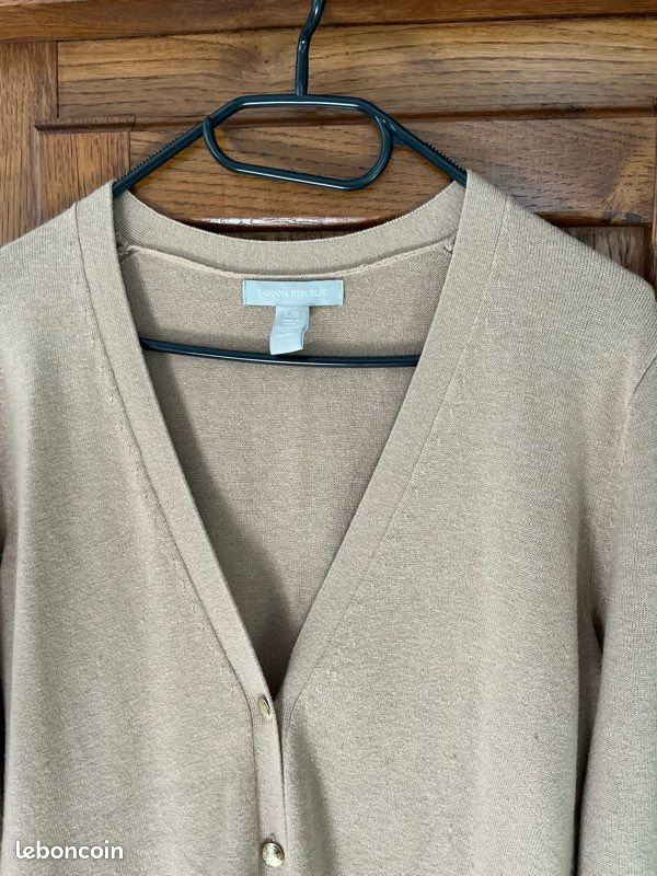 Gilet laine long 68 cm aisselles 50 marque Banana républicain (image 3)