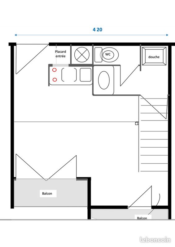 Appartement 1 pièce 32 m² · à Rennes · 32 m² · 680 €/mois