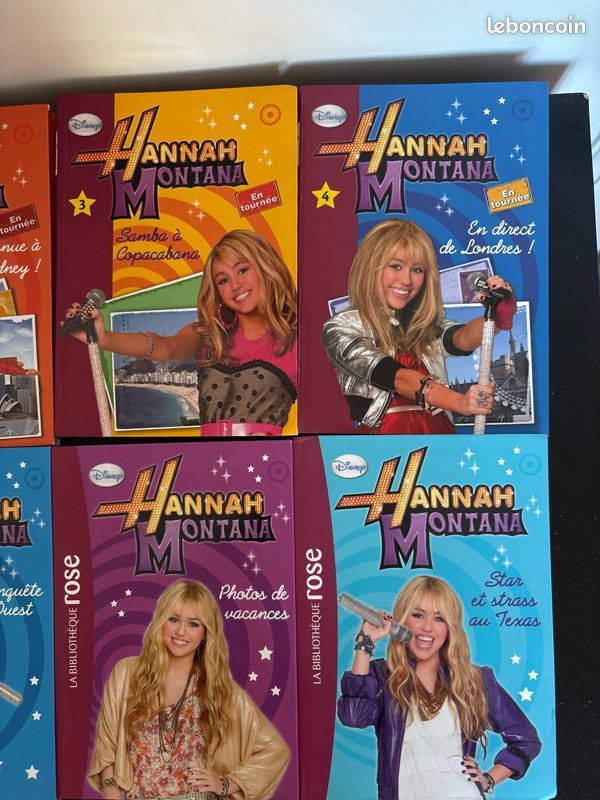 Lot bibliothèque rose Hannah Montana (image 3)
