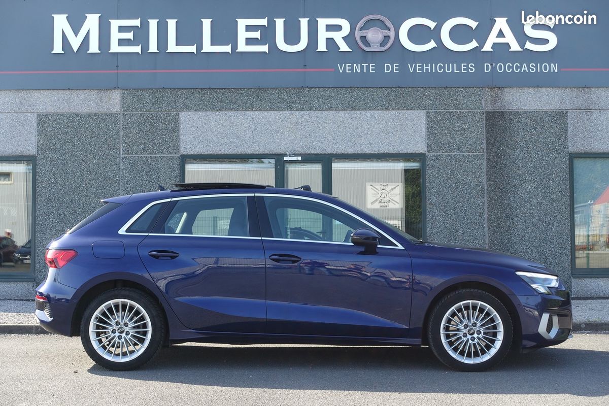 A3 Sportback 35 Tfsi S-Tronic 150ch Mhev Virtual cockpit/Toit ouvrant/Cuir sport Chauffant/Gps europe/Caméra/Carplay/Régulateur adaptatif/1*Main/Garantie 12 mois (image 4)