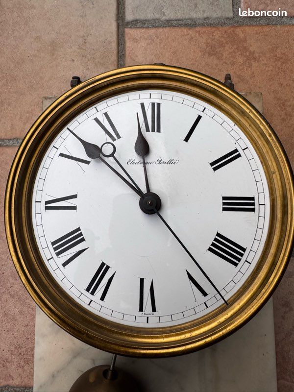 Ancienne Horloge Murale Dunlop Brillie – Style Régulateur – Garage – RARE