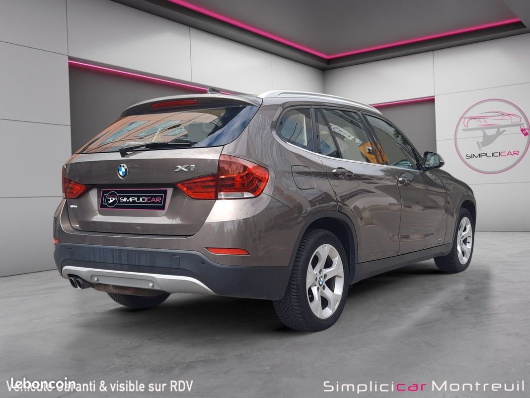 BMW X1 20I xDrive 184 ch Lounge 2eme main suivi cuir gps garantie 12 mois (image 11)
