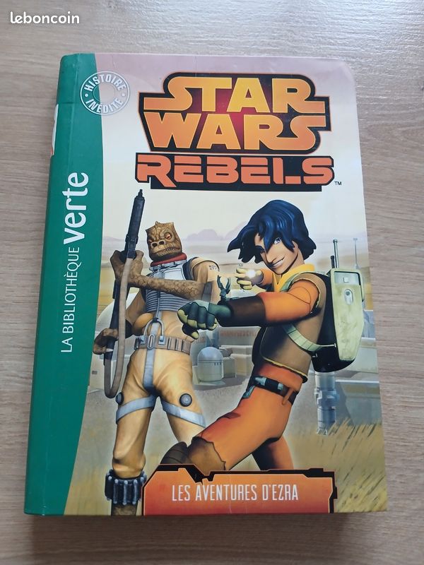 Star Wars Rebels Les aventures d’Ezra bibliothèque verte (image 1)