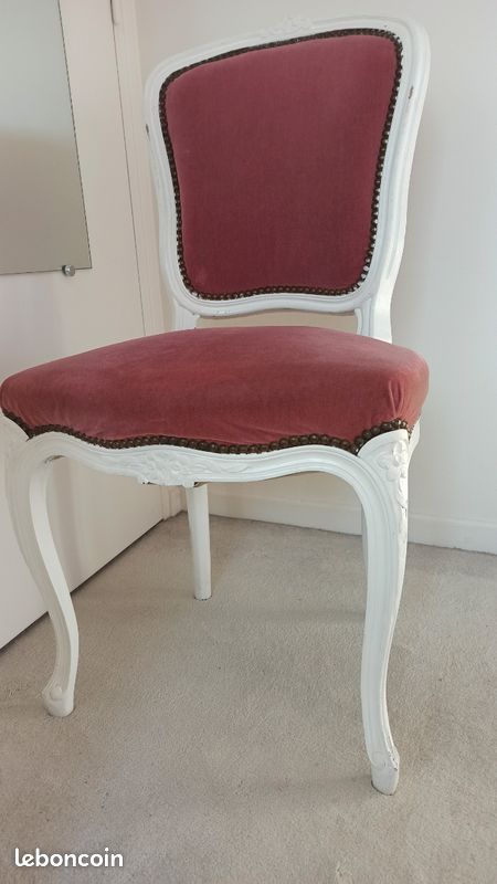 Chaise tapissier rose (image 2)
