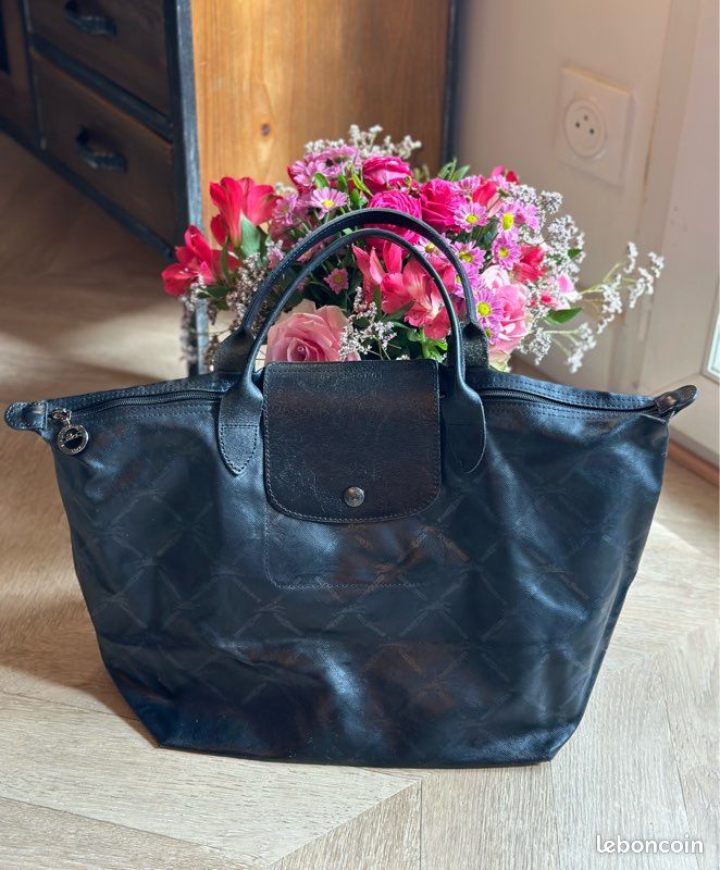 Longchamp Le Pliage Jacquard noir – Édition limitée Accessoires