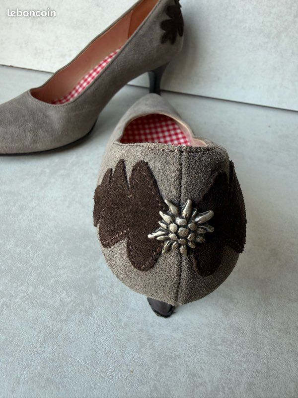 Escarpins Diavolezza cuir Made in Italy T38 (image 9)