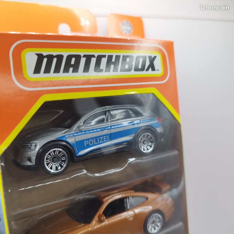 Matchbox 1/64 Pack 5 Voitures - Autobahn Express V - Porsche 911 GT3 - Fiat 500 - Neuf (image 7)