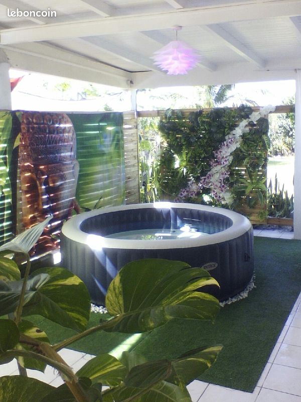 Location saisonnière Tropik'Oasis jacuzzi spa 6 à 8 personnes 3 chambres Petit Canal Guadeloupe (image 3)
