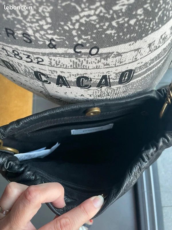 Sac bandoulière en cuir ~ Promod (image 3)