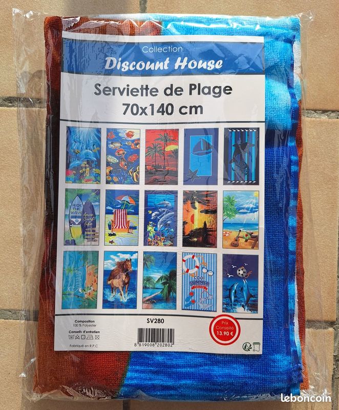 Serviette De Plage Avec Impression Chevaux, Serviette De Plage Imprimée
