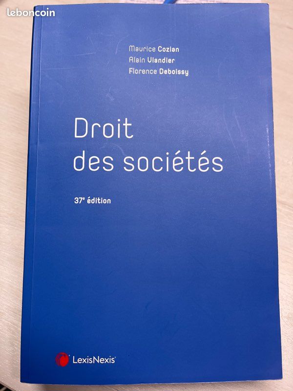Livre Droit des sociétés Lexis Nexis 2024 (image 1)