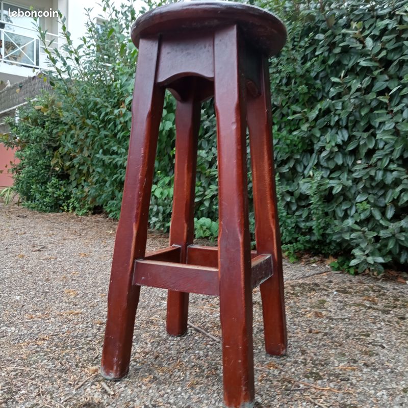 Tabouret bois massif (image 4)