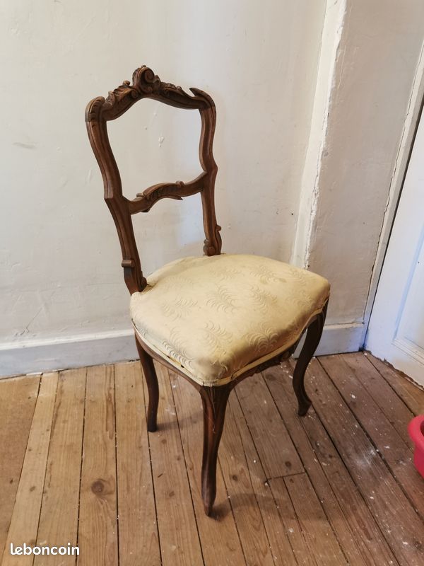 Chaise louis xv rocaille (image 2)