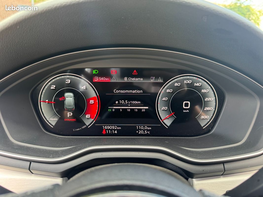 AUDI A4 AVANT 40 TDI 204 ch S tronic 7 S line / Apple CarPlay / Toit ouvrant panoramique (image 15)