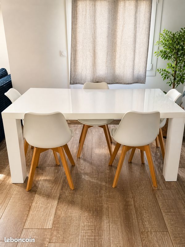 Table de salon sur mesure ébéniste - 170x92cm - Excellent état (image 1)
