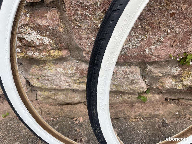 ZUKKA 2 Pack blanc noir 20 pouces pneus de vélo 20x2.125 pneu