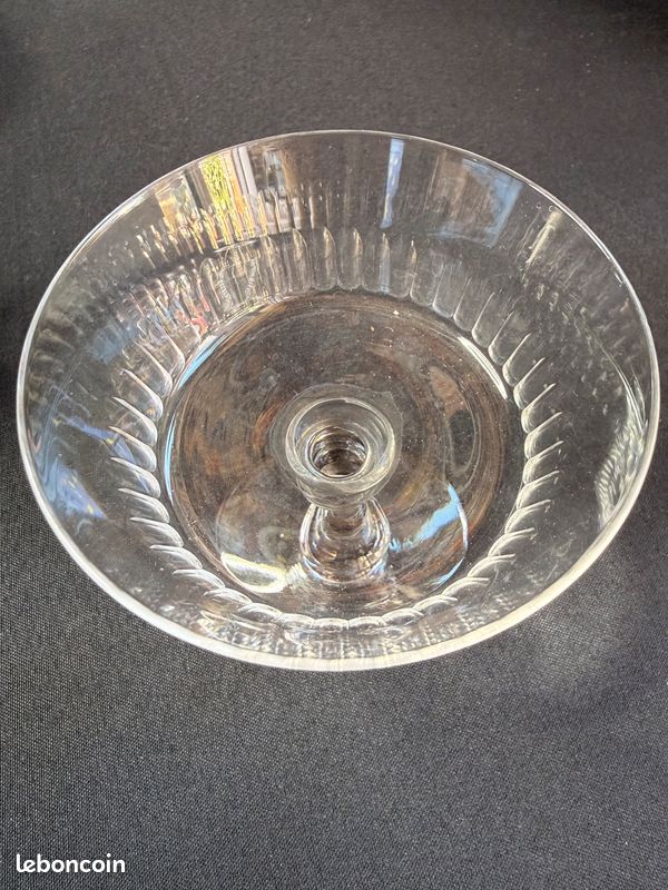 6 coupes Baccarat à petites côtes creuses (image 7)