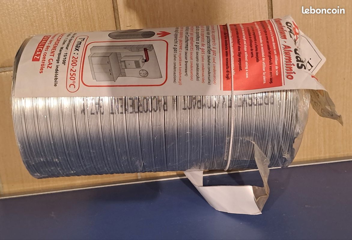 Tuyau d'évacuation fumée ALU (image 2)