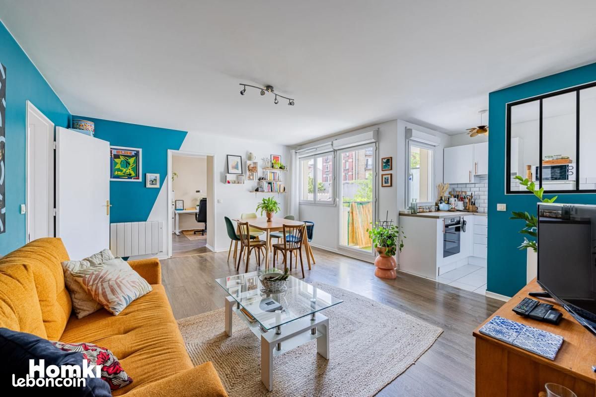 Appartement 3 pièces 61 m² · à Saint-Ouen-sur-Seine · 61 m² · 440 000 €